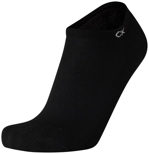 Image of Calvin Klein Womens No Show Socks - 6 Pack Breathable Cotton Blend Athletic Performance Low Cut Running Socks for Women