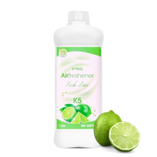 K'TRiQ K-5 Air freshener Fresh Lime Flavor | Nature Inspired Fragrance for Home & Office | Long Lasting Fragrance 1 Liter Pack of 1