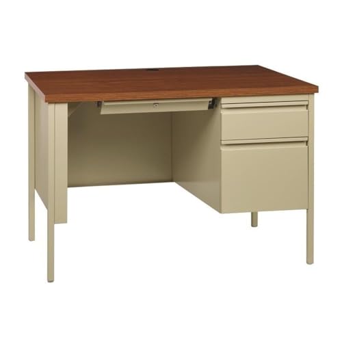 Hirsh Single Pedestal Metal Desk