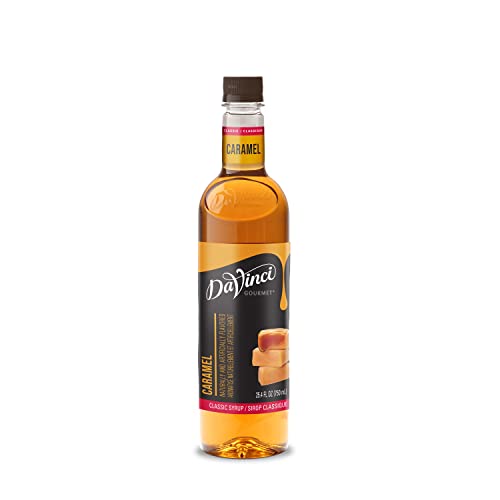 Image of DaVinci Gourmet Syrup, Classic Coffeehouse Variety Pack - Caramel, French Vanilla, Hazelnut, Vanilla, 25.4 Fl Oz (Pack of 4)