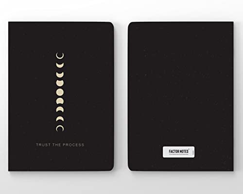 FACTOR NOTES A5 Notebook: Ruled | 90 GSM | 160 Pages (Trust the process)