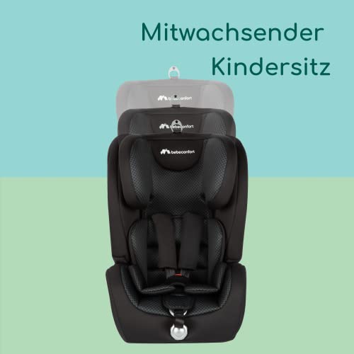 Bebeconfort Ever Fix, Kindersitze mit Sicherheitsgurt, ISOFIX, 15 Monate bis 10/12 Jahre, 9-36 kg, Pixel Black