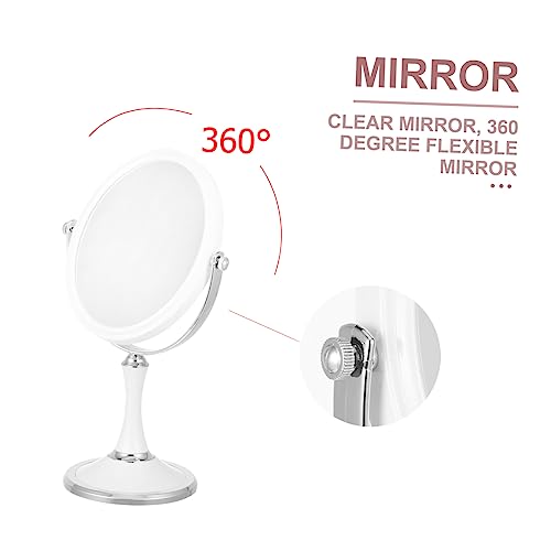 Espejo de Maquillaje Doble FRCOLOR con Luz y Rotación miniatura 3