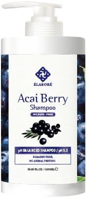 Elabore Acai Berry Super Hair Shampoo - Sulfate Free 33.80fl.oz/ 1000ml