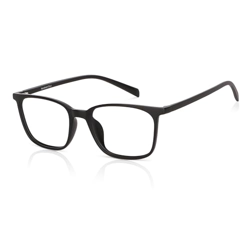 Lenskart Blu Matte Black Full Rim Square Computer Eyeglasses, M