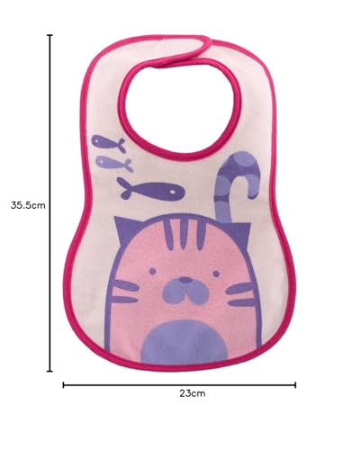 Chicco Ensemble Bavoirs Décorés 6+ Mois x 3 avec motifs imprimés doux - 5