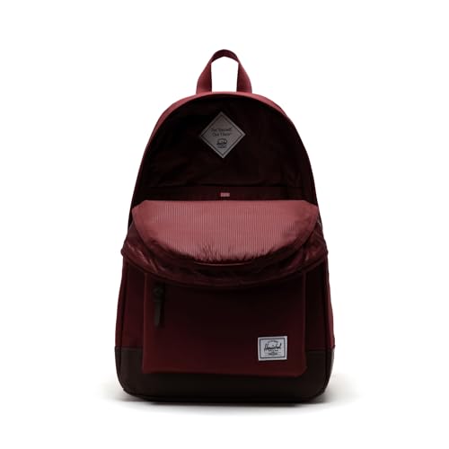 Image of Herschel Heritage Backpack - Work Backpacks, 16 inch Laptop Backpacks, College Backpack for Men and Women, Travel Carry-On Bookbag, Water Bottle Pocket, Padded Shoulder Straps, 24L, Port /Chicory Coffee