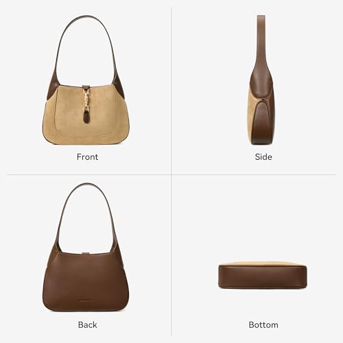 Image of BOSTANTEN Shoulder Bag for Women Designer Lightweight Leather Purses