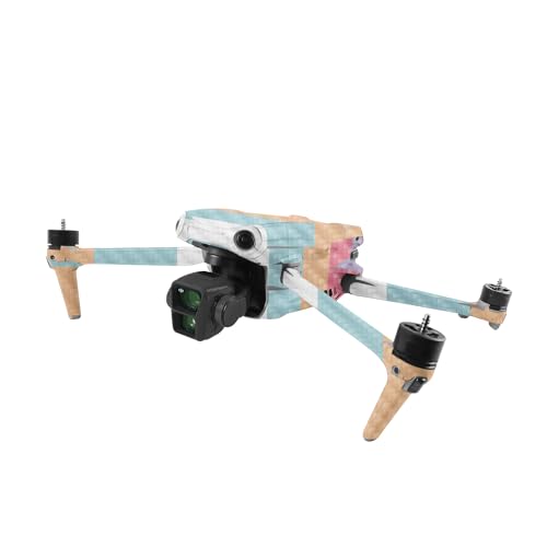 Image of MightySkins Carbon Fiber Skin Compatible with DJI Air 3 - Peaches and Cream | Protective, Durable Textured Carbon Fiber Finish | Easy to Apply