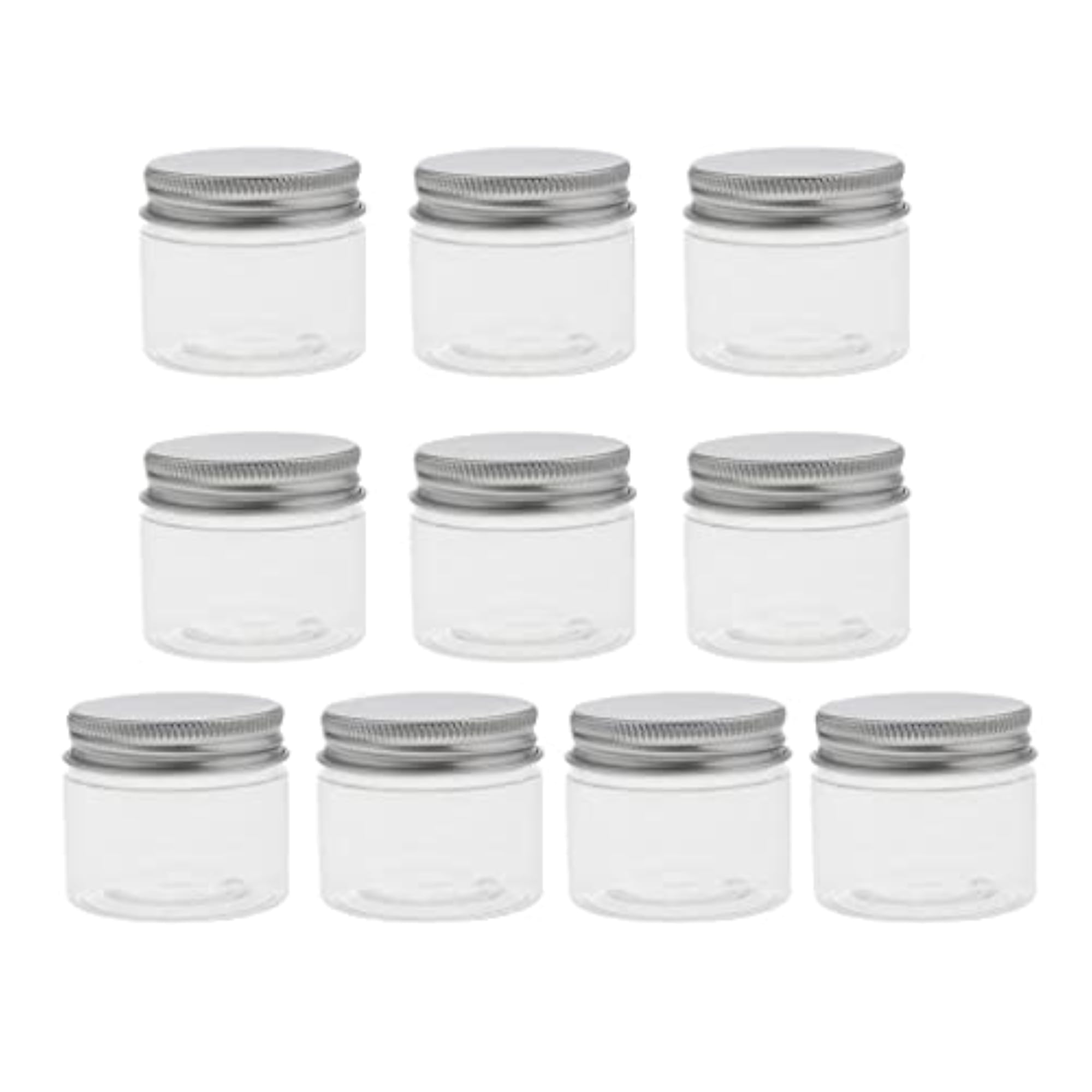 10pcs Empty Cosmetic Pots Lip Balm Container Jar