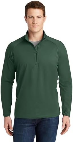 SPORT-TEK Unisex Sport-Wick Stretch Quarter Zip Pullover