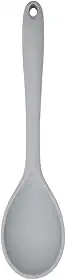 Mimo Style Colher de Silicone Cinza, Material de Silicone Resistente e Flexível, Suporta Temperaturas de Até 220ºC, Prática, Simples e Leve Pesando Apenas 130 Gramas Facilitando o Manuseio