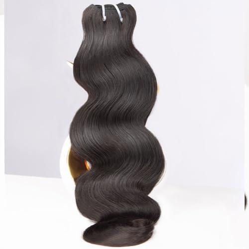 MLIP Body Wave Bundles Human Hair, 100% Raw Indian Hair, Longer Fuller Ends