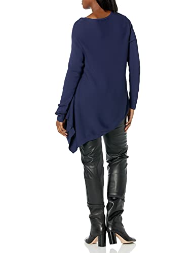 Image of Rent The Runway Pre-Loved Blue Asymmetrical Knit Pullover
