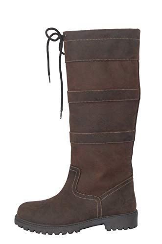 Bottes d'équitation imperméables Bronco ALPS marron pour la boue