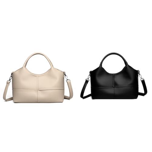 Bolso cruzado retro de piel sintética espacioso para solucionar la falta de espacio