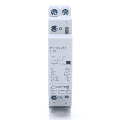 Contacteur CC 24V pour gestion domotique et tableau électrique DIN