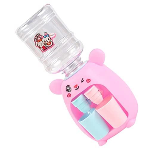 Toddmomy Distributore d'Acqua per Bambini Piccolo Distributore Dacqua per Bambini Distributore di Acqua per Bambini Mini Stand per Bere Orso Fontanella Bambino Plastica Maialino Puzzle