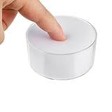 PRETYZOOM 2 Stück Fingerspitzenbefeuchter mit Schwammbecher aus Kunststoff Geeignet für Kassierer und Geldprüfer Erleichtert das Geldzählen im Büroalltag