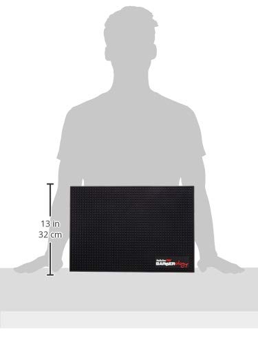 BaBylissPRO BWSM1 Barberology Rubber Mat, Black