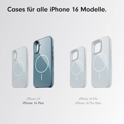 Beats iPhone 16 Plus Case - MagSafe, Kratzfeste Schutzhülle, passgenau, Innenfutter aus Mikrofaser - Pazifikblau – Ansicht 2