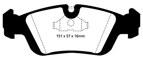 Image of EBC Brakes DP4914R Yellowstuff Street and Track Brake Pad
