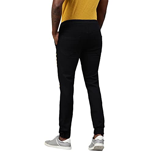 Image of Urbano Fashion Men's Printed Jogger Jeans Slim Fit Stretch