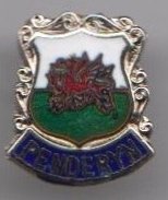 Penderyn - Rhondda Cynon Taf County Town Pin Badge