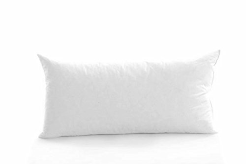 Furnishnk White Or Cream White Duck Feather Cushion Pad Inner Insert - 12" X 16" (30 X 40 Cm)