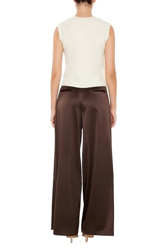 Forever 21 Women's Satin Trouser Pants4