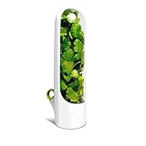 Herb Savor Pod, Herb Saver for Refrigerator Fresh Herb Keeper Vanilla Keep-Fresh Cup Vegetable Preservation Bottle Kitchen Storage Cup for Cilantro Mint Parsley Asparagus Keeps Greens Fresh for Weeks