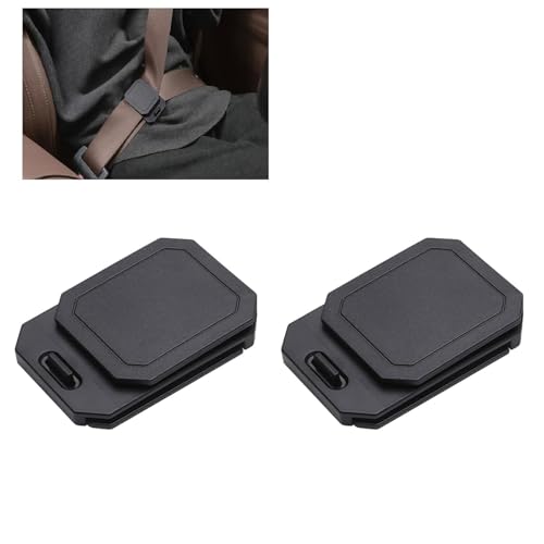 XUEVORIY Car Seatbelt Adjuster Seat Belt Clips for Universal Auto Shoulder Neck Adjustable Anti-Strangulation Strap