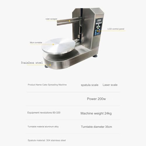 Spandiconcime automatico multifunzionale per la cottura, appiattisce senza sforzo la crema del pane con attrezzatura professionale di cottura