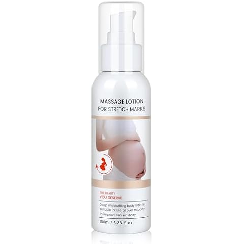 Stretch Mark Cream for Pregnancy - Brightening and Moisturizing with Collagen and Avocado Extract - Promotes Skin Elasticity and Fades Postpartum Stretch Marks - for Use on The Tummy, HIPS - 3.38 oz Cover