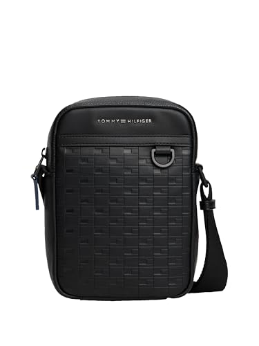 Tommy Hilfiger Mini repórter masculina moderna, preta, tamanho único