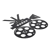 Design bobine de film : ce design témoigne d'une passion pour le cinéma et constitue un ajout idéal à la collection de tout cinéphile, à la décoration de soirées cinéma ou à la décoration murale en forme de pellicule