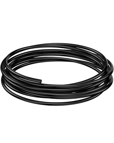 Pawfly - Pawfly Aquarium Airline Tubing 8 m Standard 4.8 mm Tubing for Fish Tank Air Pump Flexible Kink-Resistant Pure PVC Hose for Aquarium Garden Terrarium Pond, Black