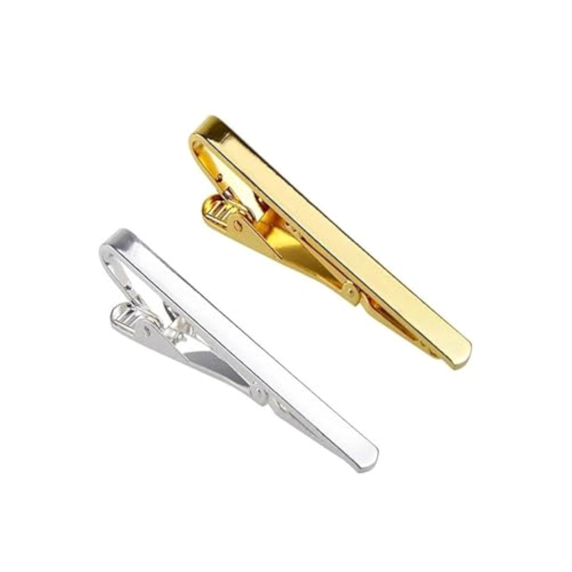 Premium Gold & Silver Tie Bar for Men, Classic Style