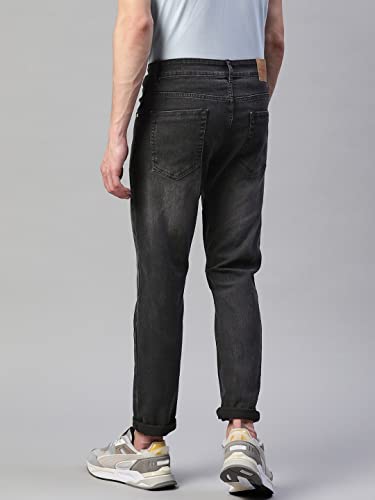 Image of Hubberholme Men's Stretchable Slim Fit Jeans - Casual Cotton Jeans for Men