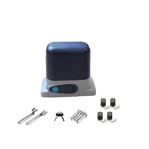 LVSEWOA Kit de abridor de portón eléctrico, 800 kg, residencial, automático, con Cremallera Deslizante y Control Remoto para aplicación (Kit 8)