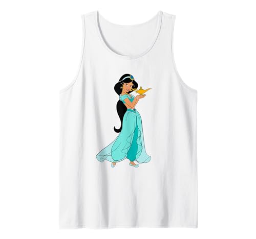Disney Aladdin Princess Jasmine and Magic Lamp 90s Camiseta Camiseta sin Mangas