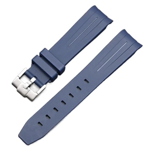Bracelet caoutchouc Moonswatch 20mm incurvé haut de gamme pour Moon Mercury