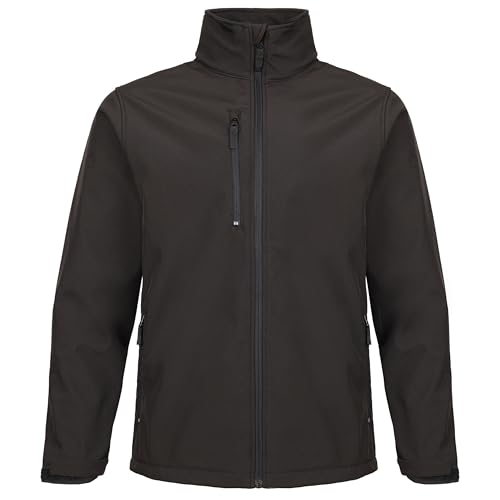 Fort - Selkirk Softshell Jacket - Grey, Navy or Black Jacket - Fleece Jacket Mens - Mens Fleece - Mens Fleece Jackets - Workwear - Comfortable Work Jacket - Softshell Jackets for Men