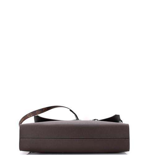 Pre-Loved Robusto Briefcase Monogram Canvas and Taiga Leather, Brown4