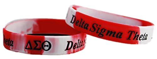 Delta Sigma Theta Silicone Bracelet