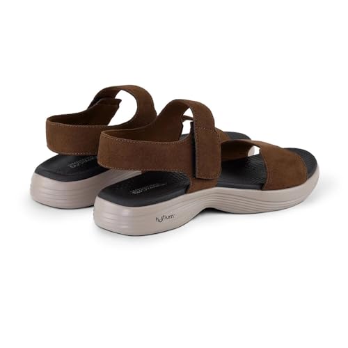 Image of HAPPENSTANCE | AdaWomen's Sandals - Stylish & Comfortable Open-Toe Flats | Casual Summer Sandals with Anti-Slip Sole