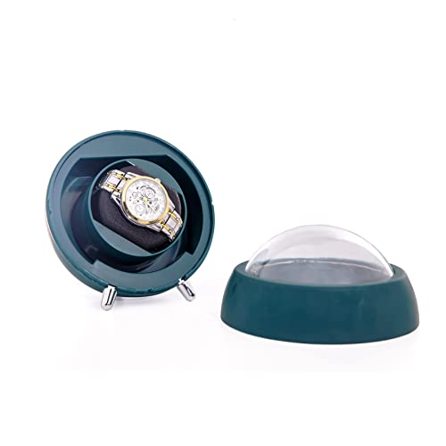 Image of Mr.Okay ABS Plastic Single Watch Winders For Automatic Watches- Unique Space Capsule Decoration With Triangular Support Legs,Smart Usb Charging Or Battery Powered
