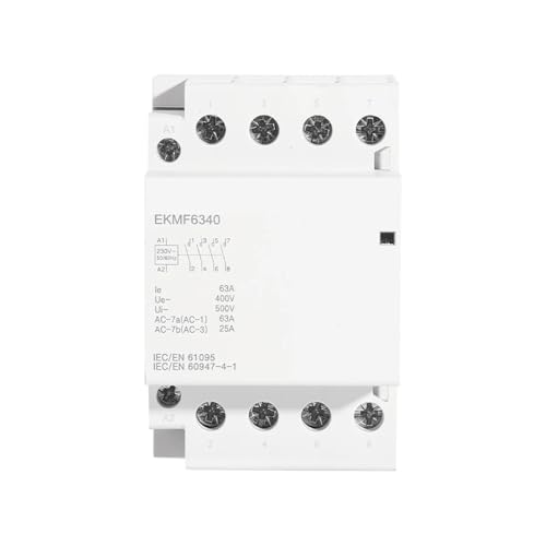 Contacteur modulaire rail Din 220V robuste pour installations électriques fiables EKMF