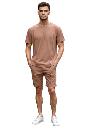 Image of Wear Your Opinion Mens Co ord Set All Over Printed T-Shirt & Short Set