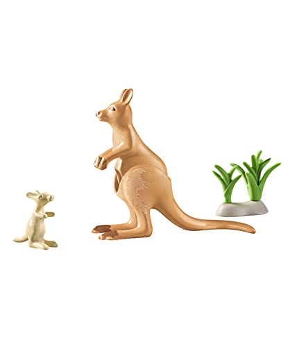 Playmobil Kangaroo with Joey, Gray - Image 3